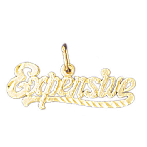 14k Yellow Gold Expensive Charm