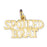 14k Yellow Gold Spoiled Brat Charm