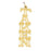 14k Yellow Gold Taken Charm