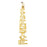 14k Yellow Gold Expensive Charm