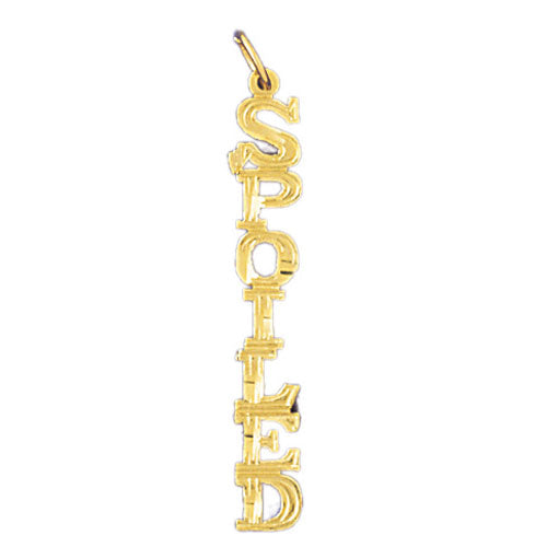 14k Yellow Gold Spoiled Charm