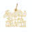 14k Yellow Gold Jewelers do it with sparkle Charm
