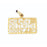 14k Yellow Gold Mail men do it in good taste Charm