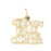 14k Yellow Gold Teachers do it with class Charm