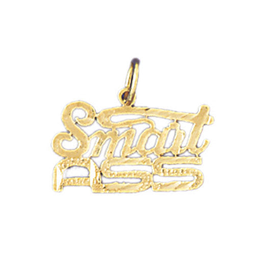 14k Yellow Gold Smart Ass Charm