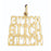 14k Yellow Gold Bitch Bitch Bitch Charm