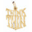 14k Yellow Gold Think thin Charm