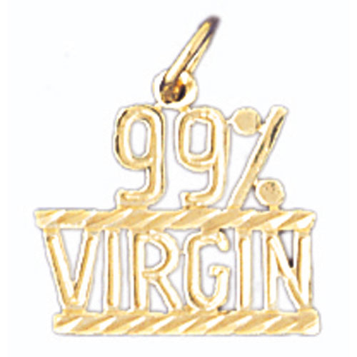 14k Yellow Gold 99% virgin Charm