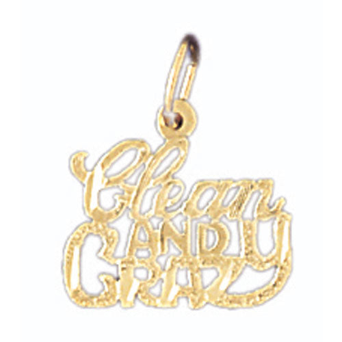 14k Yellow Gold Clean and Crazy Charm