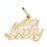 14k Yellow Gold 100% Moody Charm