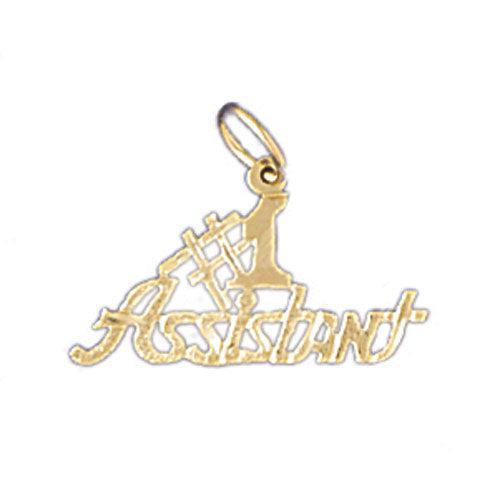 14k Yellow Gold Special Nurse Charm