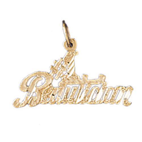 14k Yellow Gold #1 Physician Charm