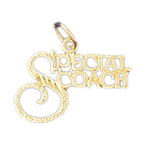 14k Yellow Gold Special Coach Charm
