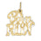 14k Yellow Gold Born to run Charm