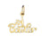 14k Yellow Gold #1 Bowler Charm