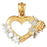 14k Yellow Gold Mom Charm