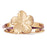 14k Yellow Gold Plumeria Ring