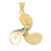 14k Yellow Gold Propeller Charm