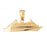 14k Yellow Gold Cruise Ship Charm