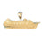 14k Yellow Gold Cruise Ship Charm