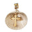 14k Gold Two Tone with Cross Charm