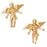 14k Yellow Gold Post Earrings