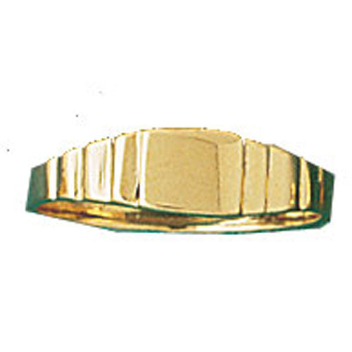 14k Yellow Gold Children's Signet Ring