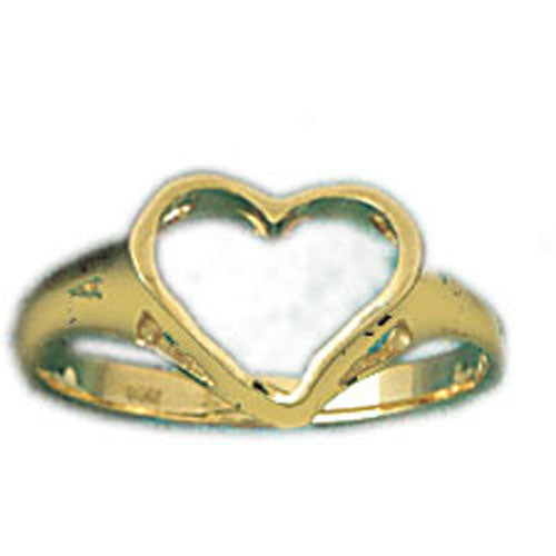 14k Yellow Gold Light Heart Ring