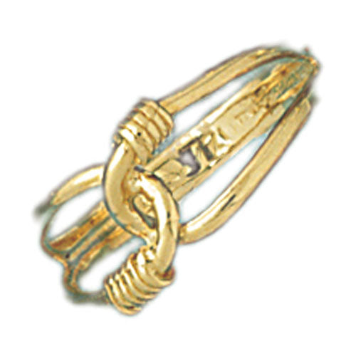 14k Yellow Gold Fancy Ladies Ring