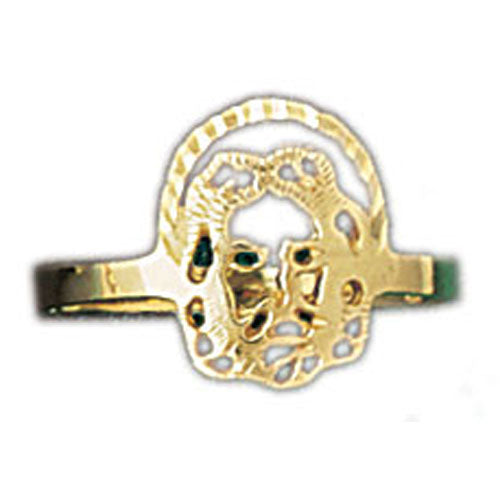 Face of Jesus Ring – COLDGOLD.CO