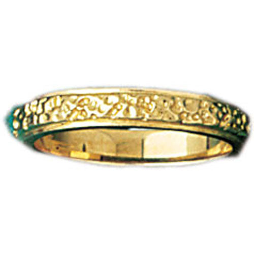 14k Yellow Gold Assorted Plain Band