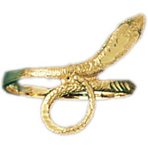 14k Yellow Gold Snake Ring