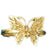 14k Yellow Gold Butterfly Ring