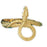 14k Yellow Gold Snake Ring