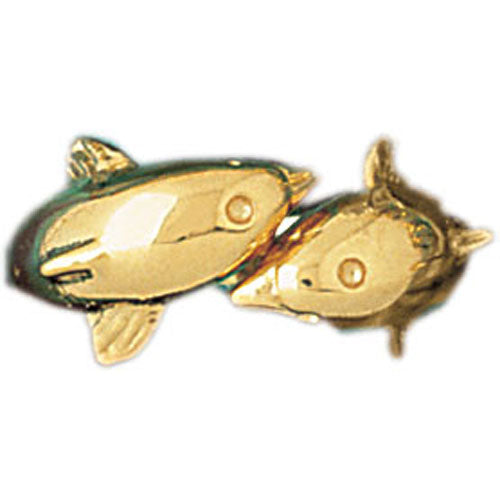 14k Yellow Gold Dolphin Ring