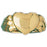 14k Yellow Gold Heart Dome Ring