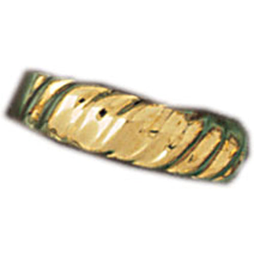 14k Yellow Gold Fashionable Pattern Ring