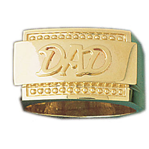 14k Yellow Gold Dad's Ring