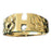 14k Yellow Gold Initial H Ring