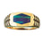 14k Yellow Gold Created Opal Ring