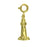 14k Yellow Gold Lighthouse Charm