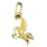 14k Yellow Gold Pegasus Charm