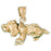 14k Yellow Gold Cockerspaniel Dog Charm