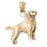 14k Yellow Gold English Cocker Spaniel Charm