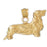 14k Yellow Gold Dauchshund Dog Charm