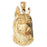 14k Yellow Gold German Shepard - Dog Charm