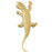 14k Yellow Gold Lizard Charm