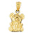 14k Yellow Gold Teddy Bear Charm