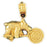14k Yellow Gold Teddy Bear Charm