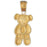 14k Yellow Gold Teddy Bear Charm